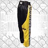 FIGHTERS - Kickboxing Pants / Satin / Black-Yellow