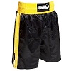 FIGHT-FIT - Pantaloncini da Boxe / Nero-Giallo