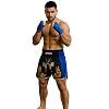 FIGHTERS - Thaibox Shorts / Elite Fighters / Schwarz-Blau / Medium