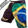 Venum - Fightshorts MMA Shorts / Brazilian Flag / Schwarz