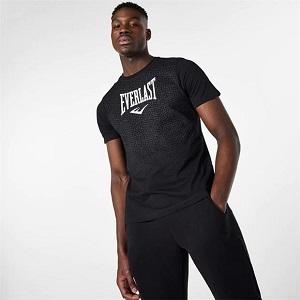 Everlast - T-Shirt / Geo Print / Schwarz / XL
