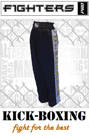 FIGHT-FIT - Kickboxing Pants / Satin / Black / Small