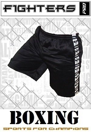 FIGHT-FIT - Fitness Shorts / Black / Small
