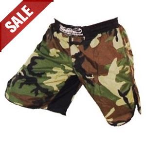 FIGHT-FIT - Pantalones cortos de MMA / Warrior / Camouflaje / Medium