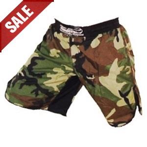 FIGHT-FIT - Pantaloncini da MMA / Warrior / Camuffamento / Small