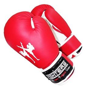 FIGHTERS - Guantes de boxeo para niños / Attack / 6 oz / Rojo