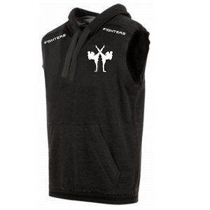 FIGHTERS - Hooded Sweatshirt / Giant / Sleeveless / Black / Medium