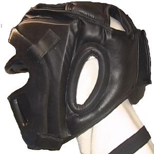 FIGHTERS - Head Guard with Grid / Double Protect / Schwarz / Small