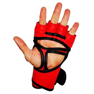 FIGHTERS - MMA Handschuhe / Elite / Rot / XL