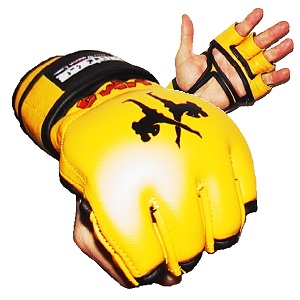 FIGHTERS - Guantes MMA / Elite / Amarillo / Large