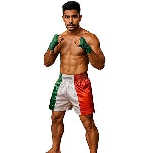 FIGHT-FIT - Muay Thai Shorts / Italien / Tri Colore / Small