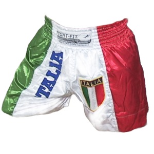 FIGHTERS - Pantaloncini Muay Thai / Italia / Stemma / Medium