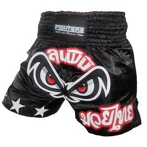 FIGHTERS - Pantalones Muay Thai / No Fear / Negro / Medium