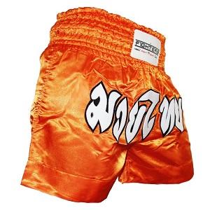 FIGHTERS - Shorts de Muay Thai / Orange / Large