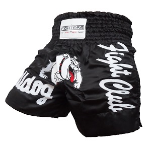 FIGHTERS - Muay Thai Shorts / Bulldog / Schwarz / Medium