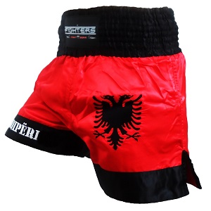 FIGHTERS - Muay Thai Shorts / Albania-Shqipëri / XXL