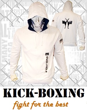 FIGHTERS - Sweatshirt / Striker / Blanc / Large