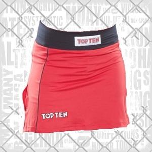 Top Ten - Ladies Boxing Skirt / Red-Black / Small
