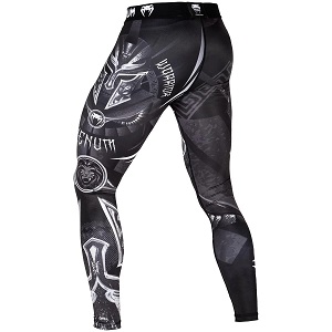 Venum - Pantalons de compression / Gladiator 3.0 / Noir-Blanc / Large
