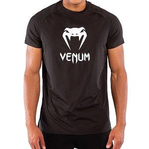 Venum - T-Shirt / Classic Dry Tech / Noir-Blanc / Large