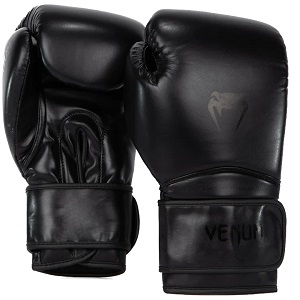 Venum - Guantes de Boxeo / Contender 1.5 / Negro-Negro / 12 oz