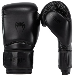 Venum - Guantes de Boxeo / Contender 1.5 / Negro-Negro / 14 oz