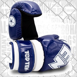 Top Ten - Point Fighting Gloves / Glossy Block / Blue / Large