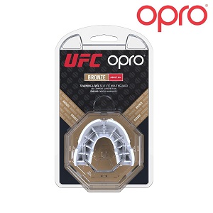 UFC - Mouthguard / OPRO / White-Bronze / Junior (under 10 years)