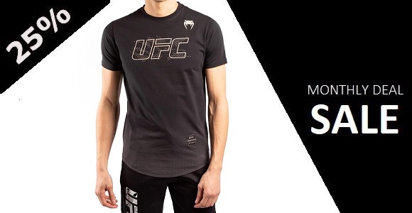 UFC Venum - Authentic Fight Week 2 Men's T-shirt / Schwarz / Medium