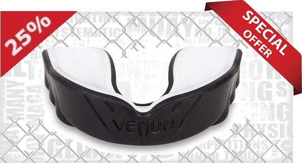 Venum - Mundschutz / Challenger / Schwarz-Weiss